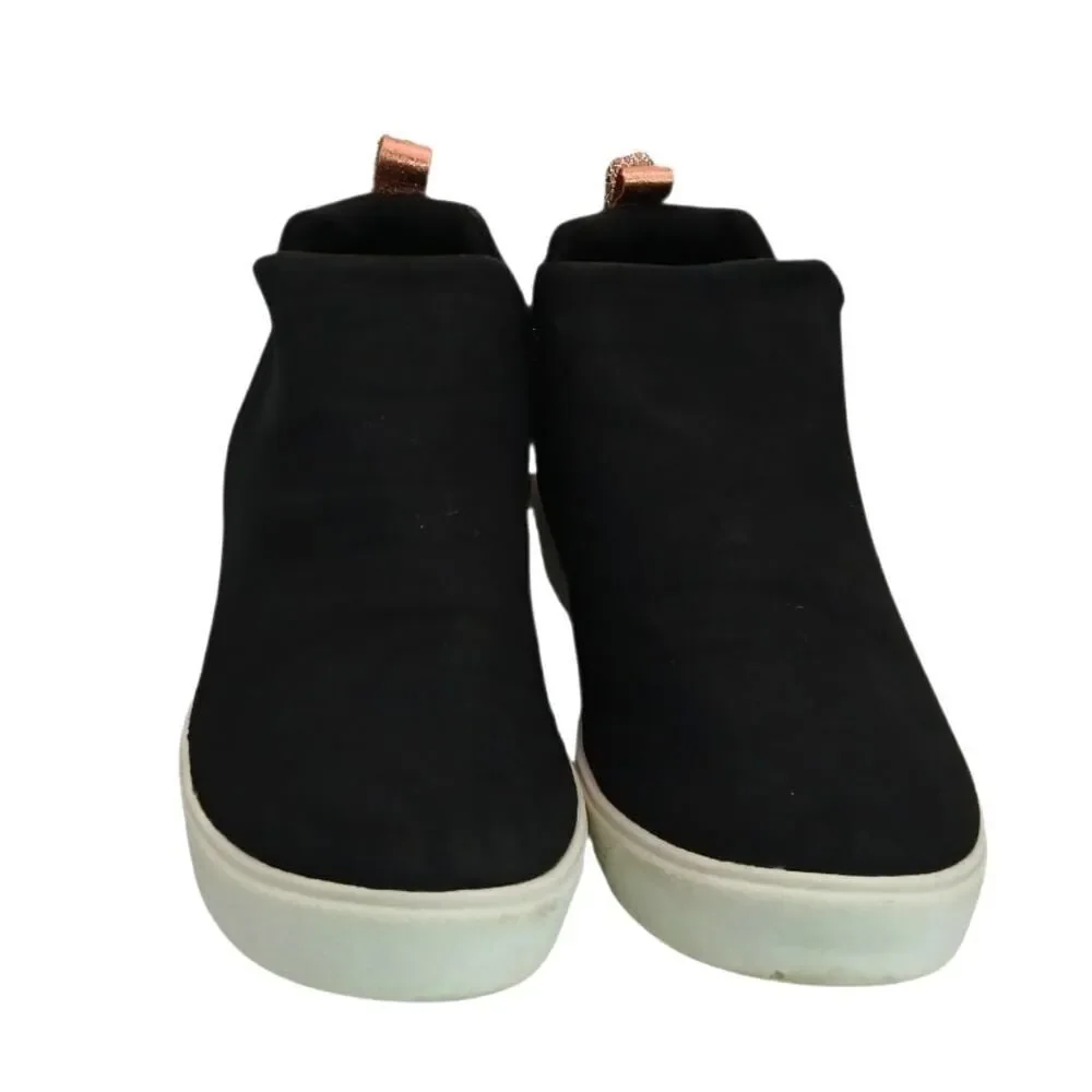 Ryka Vera Women's Black & Rose Gold Slip-On Wedge Casual Sneakers - Size 9M